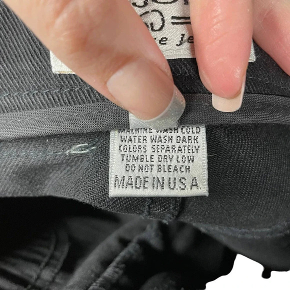 St.‎ John Signature Jeans Black Denim Straight High Rise Size 4 - Picture 12 of 12